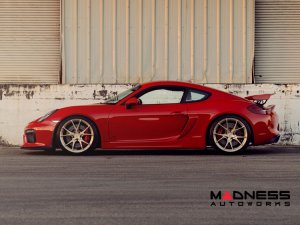 Porsche Cayman Custom Wheels - RS74 by Vossen - Patina Gold